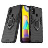 Winble Bumper Protection Armor with Ring Holder Prime Bumper Rubber Back Cover for Samsung Galaxy M31 F41 M31 Black 0