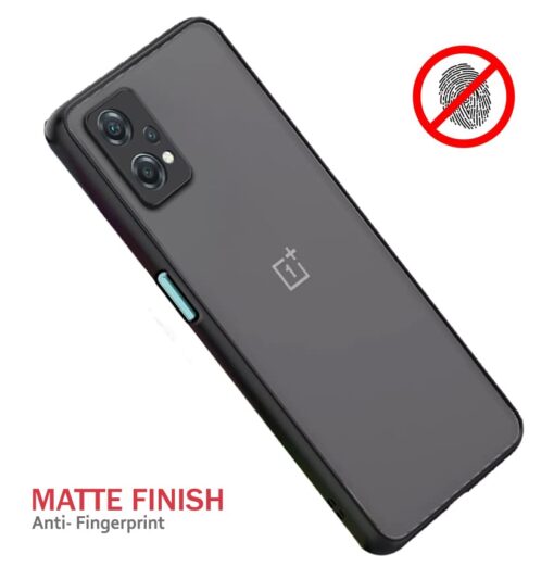 winble OnePlus Nord CE 2 Lite 5G Back Cover Case Liquid Silicone (Black) - Image 4