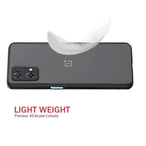 winble OnePlus Nord CE 2 Lite 5G Back Cover Case Liquid Silicone (Black) - Image 5