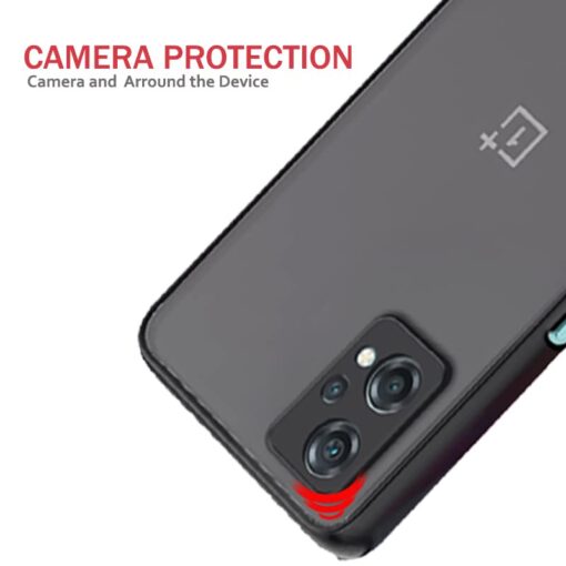 winble OnePlus Nord CE 2 Lite 5G Back Cover Case Liquid Silicone (Black) - Image 6