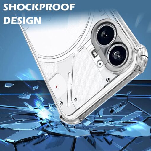 winble Nothing Phone 1 5G Back Cover Case Camera Protection Transparent - Image 4