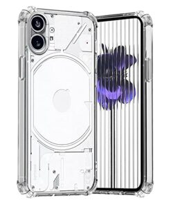 winble Nothing Phone 1 5G Back Cover Case Camera Protection Transparent