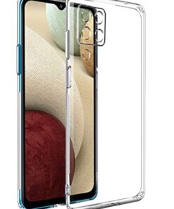 winble Samsung Galaxy A12 Back Cover Case Camera Protection Transparent