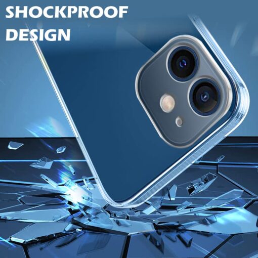 winble iPhone 12 Back Cover Case Camera Protection Transparent - Image 4