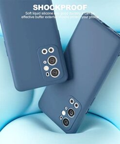 Winble Camera Protection Soft Silicone TPU Protective Back Cover Case for OnePlus 9 ProOne Plus 9 Pro Grey 0 4