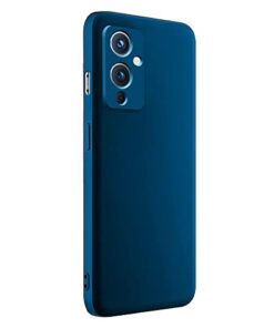 Winble Camera Protection Soft Silicone TPU Protective Back Cover Case for OnePlus 9One Plus 9 Blue 0 5