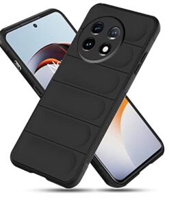 winble OnePlus 11R 5G Back Cover Case Liquid Silicone (Black)