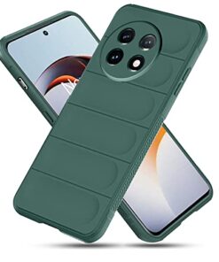 winble OnePlus 11R Back Cover Case Jacket Liquid Silicone (Green)