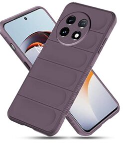 winble OnePlus 11R 5G Back Cover Case Jacket Liquid Silicone (Lavender)