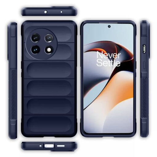 winble OnePlus 11R 5G Back Cover Case Jacket Liquid Silicone (Sapphire) - Image 6