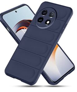 winble OnePlus 11R 5G Back Cover Case Jacket Liquid Silicone (Sapphire)