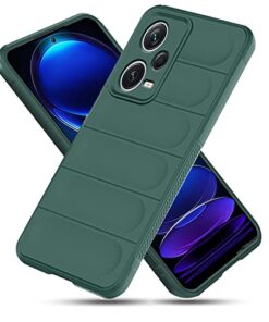 winble Mi Redmi Note 12 Pro 5G Back Cover Case Jacket Liquid Silicone (Green)