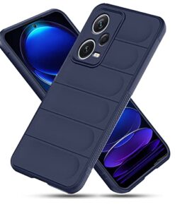 winble Mi Redmi Note 12 Pro Plus 5G Back Cover Case Jacket Liquid Silicone (Sapphire)