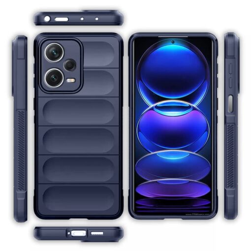 winble Mi Redmi Note 12 Pro Plus 5G Back Cover Case Jacket Liquid Silicone (Sapphire) - Image 7