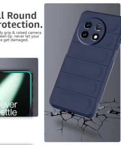 Winble Liquid Silicone Back Cover Case for OnePlus 11 5G Back Cover Case Camera Protection Shockproof Protective Back Cover Case for OnePlus 11 5G Sapphire 0 1