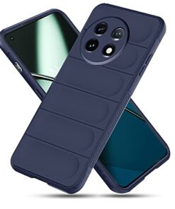 winble OnePlus 11 5G Back Cover Case Jacket Liquid Silicone (Sapphire)