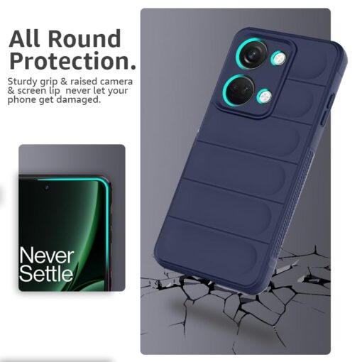 winble OnePlus Nord 3 5G Back Cover Case Jacket Liquid Silicone (Blue) - Image 4