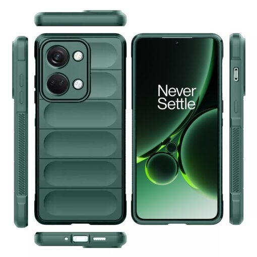 winble OnePlus Nord 3 5G Back Cover Case Jacket Liquid Silicone (Green) - Image 6