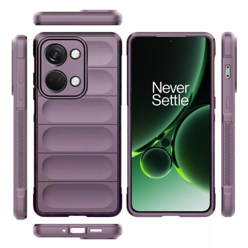 winble OnePlus Nord 3 5G Back Cover Case Jacket Liquid Silicone (Lavender) - Image 6