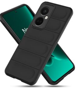 winble OnePlus Nord CE 3 5G Back Cover Case Jacket Liquid Silicone (Black)