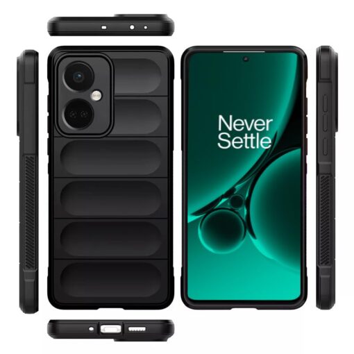 winble OnePlus Nord CE 3 5G Back Cover Case Jacket Liquid Silicone (Black) - Image 6