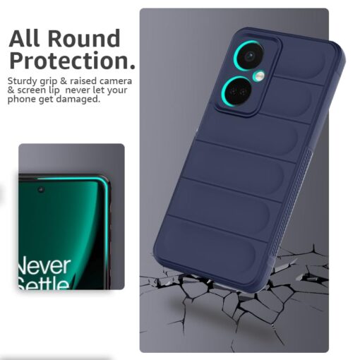 winble OnePlus Nord CE 3 5G Back Cover Case Jacket Liquid Silicone (Blue) - Image 3