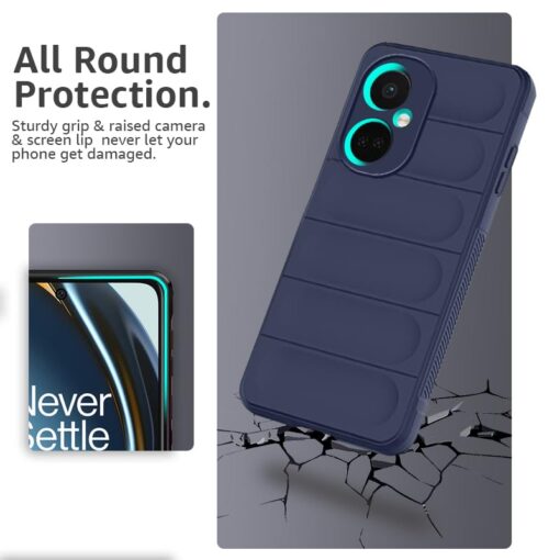 winble OnePlus Nord CE 3 Lite 5G Back Cover Case Jacket Liquid Silicone (Blue) - Image 3