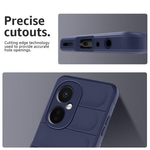 winble OnePlus Nord CE 3 Lite 5G Back Cover Case Jacket Liquid Silicone (Blue) - Image 4