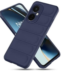 winble OnePlus Nord CE 3 Lite 5G Back Cover Case Jacket Liquid Silicone (Blue)