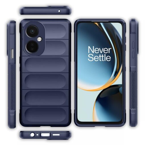 winble OnePlus Nord CE 3 Lite 5G Back Cover Case Jacket Liquid Silicone (Blue) - Image 6