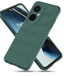 winble OnePlus Nord CE 3 Lite 5G Back Cover Case Jacket Liquid Silicone (Green)