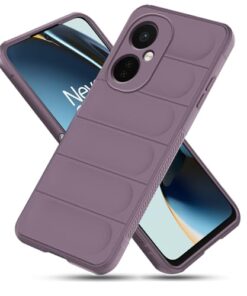 winble OnePlus Nord CE 3 Lite 5G Back Cover Case Jacket Liquid Silicone (Lavender)