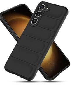 winble Samsung Galaxy S23 5G Back Cover Case Jacket Liquid Silicone (Black)