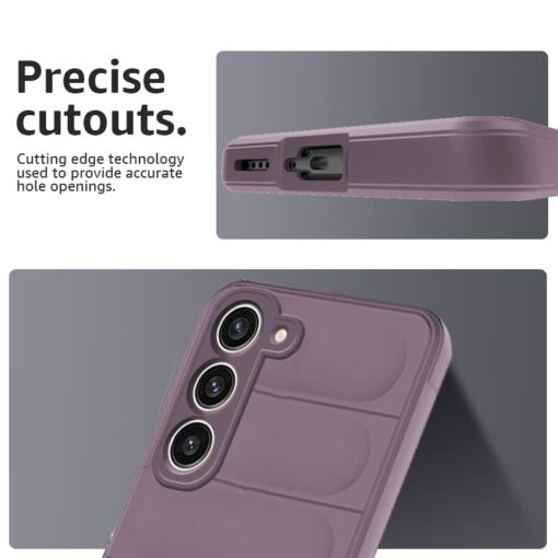 winble Samsung Galaxy S23 5G Back Cover Case Jacket Liquid Silicone (Lavender) - Image 4