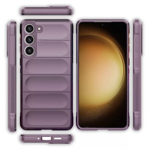 winble Samsung Galaxy S23 5G Back Cover Case Jacket Liquid Silicone (Lavender) - Image 6