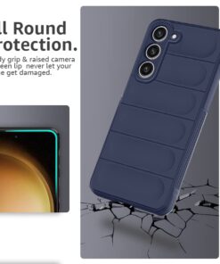 Winble Liquid Silicone Back Cover Case for Samsung Galaxy S23 5G Camera Protection Shockproof Protective Back Cover Case for Samsung Galaxy S23 5G Sapphire 0 0