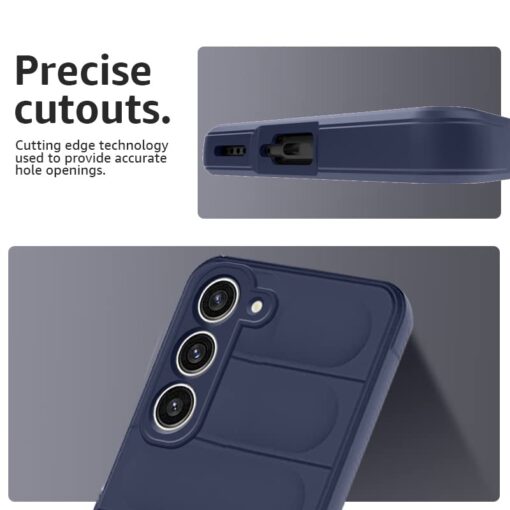 winble Samsung Galaxy S23 Plus 5G Back Cover Case Liquid Silicone (Sapphire) - Image 4