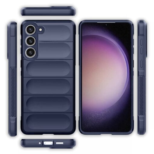 winble Samsung Galaxy S23 Plus 5G Back Cover Case Liquid Silicone (Sapphire) - Image 6