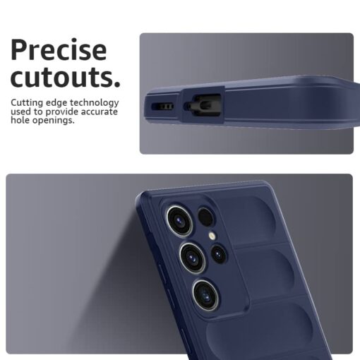 winble Samsung Galaxy S23 Ultra 5G Back Cover Case Jacket Liquid Silicone (Sapphire) - Image 4