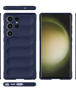 Winble Liquid Silicone Back Cover Case for Samsung Galaxy S23 Ultra 5G Camera Protection Shockproof Protective Back Cover Case for Samsung Galaxy S23 Ultra 5G Sapphire 0 3