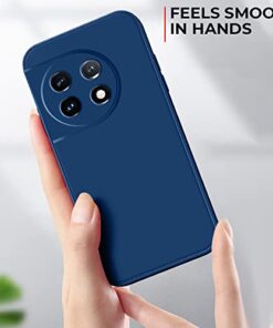 Winble Liquid Silicone Back Cover for OnePlus 11R 5G Camera Protection Full Body Protection Anti Shock Protective Back Bumper Back Cover Case for OnePlus 11R 5G Blue 0 4