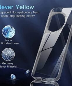 Winble Polycarbonate TPU Ultra Hybrid Crystal Clear Back Cover For Oneplus 11 5G Case Shockproof Camera Drop Protection Hard Clear Back Bumper Back Cover Case For Oneplus 11 5G 0 3