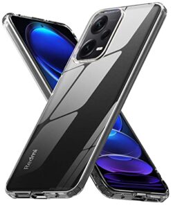 winble Mi Redmi Note 12 Pro Plus 5G Back Cover Case Crystal Clear Hard TPU