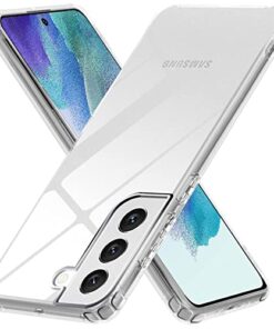 winble Samsung Galaxy S21 Fe 5G Back Cover Case Crystal Clear Hard TPU