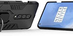 Winble Rubber Back Cover for OnePlus 8 Back Cover Case Bumper Protection Armor with Ring Holder Back Cover for OnePlus 8 One Plus One 8 Black 0 4