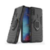 winble Samsung Galaxy M21 / M21 2021 Edition / M30s Back Cover Armor with Ring Holder (Black)