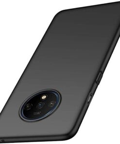 winble OnePlus 7T Back Cover Case Soft Flexible (Black)