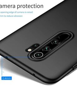 Winble Silicone Anti Slip Soft Flexible Ultra Matte Protective Back Cover for Redmi Note 8 Pro 0 2