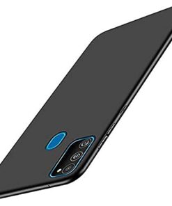 winbleSamsung Galaxy M21 / M21 2021 Edition / M30s Back Cover Case Soft Flexible (Black)