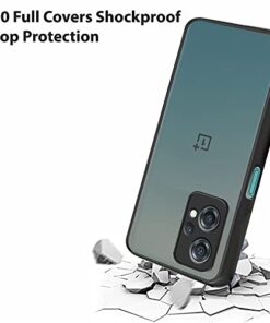 Winble Silicone Back Case Cover For Oneplus Nord Ce 2 Lite 5G Back Cover Slim Camera Protection Shockproof Anti Slip Smoked Back Cover For Oneplus Nord Ce 2 Lite 5GOne Plus Nord Ce 2 Lite 5G Black 0 1